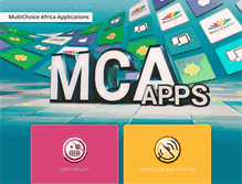 Tablet Screenshot of mcaapps.com
